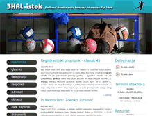 Tablet Screenshot of 3hrl-istok.com